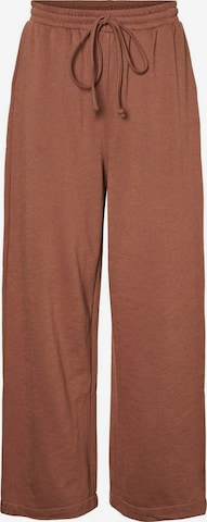 Loosefit Pantalon VERO MODA en marron : devant