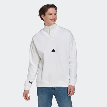 ADIDAS SPORTSWEAR Sports sweatshirt in White: front