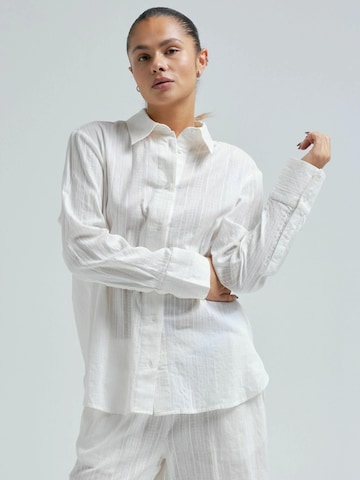 T-shirt ' Amalfi ' Seamless Basic en blanc : devant