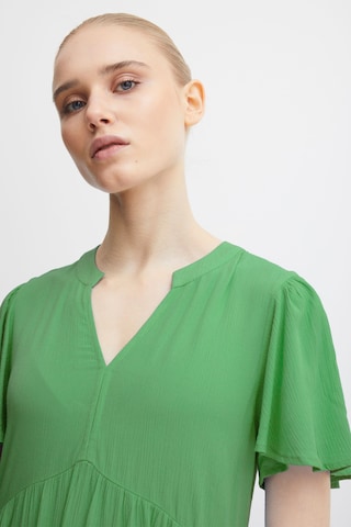 ICHI Blousejurk 'MARRAKECH' in Groen