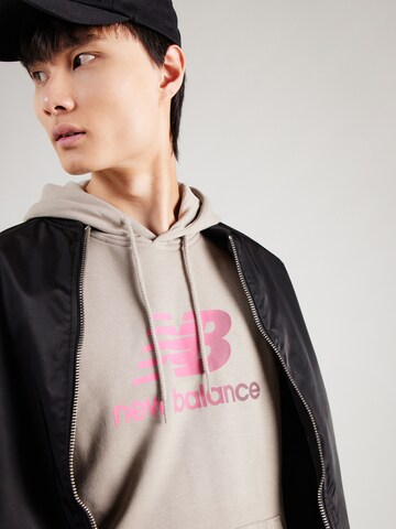 new balance Mikina - Sivá