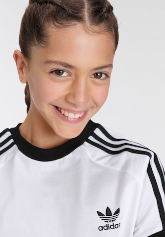 ADIDAS ORIGINALS - Camisola 'Adicolor 3-Stripes' em branco