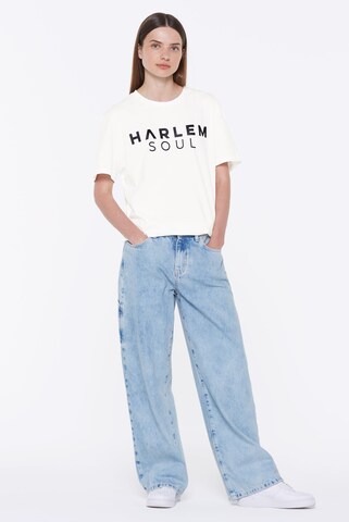 Harlem Soul Shirt 'MEL-BOURNE' in White: front