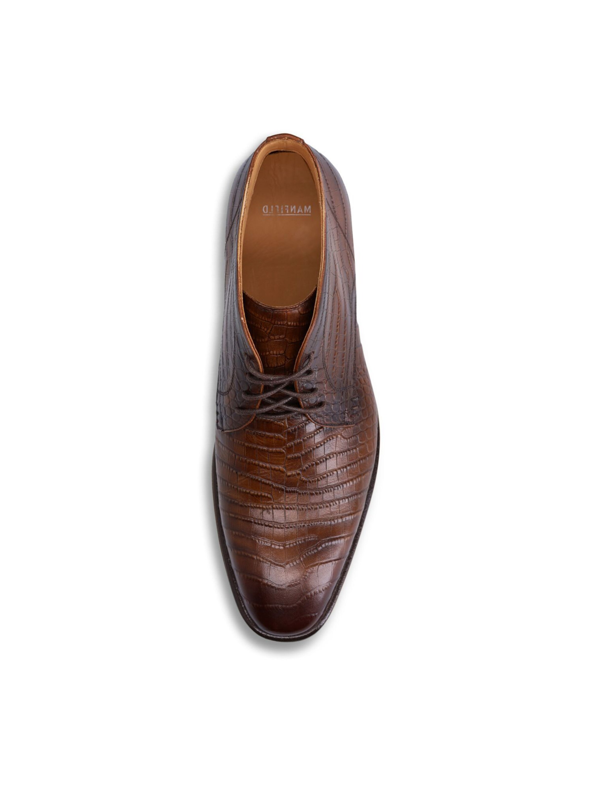 Chaussure à lacets MANFIELD en marron