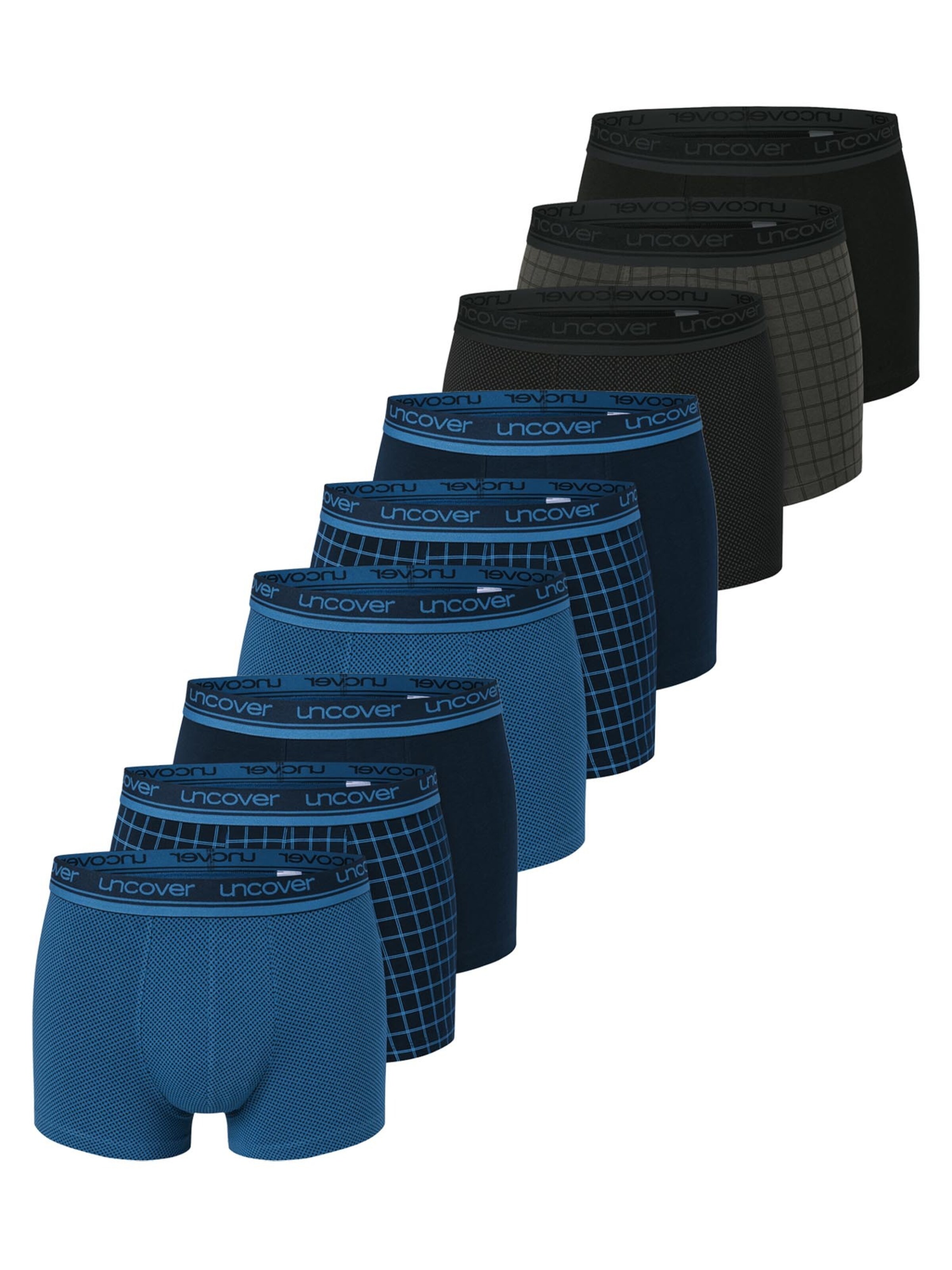 uncover by SCHIESSER Boxershorts 'Cotton' in Gemengde kleuren: voorkant