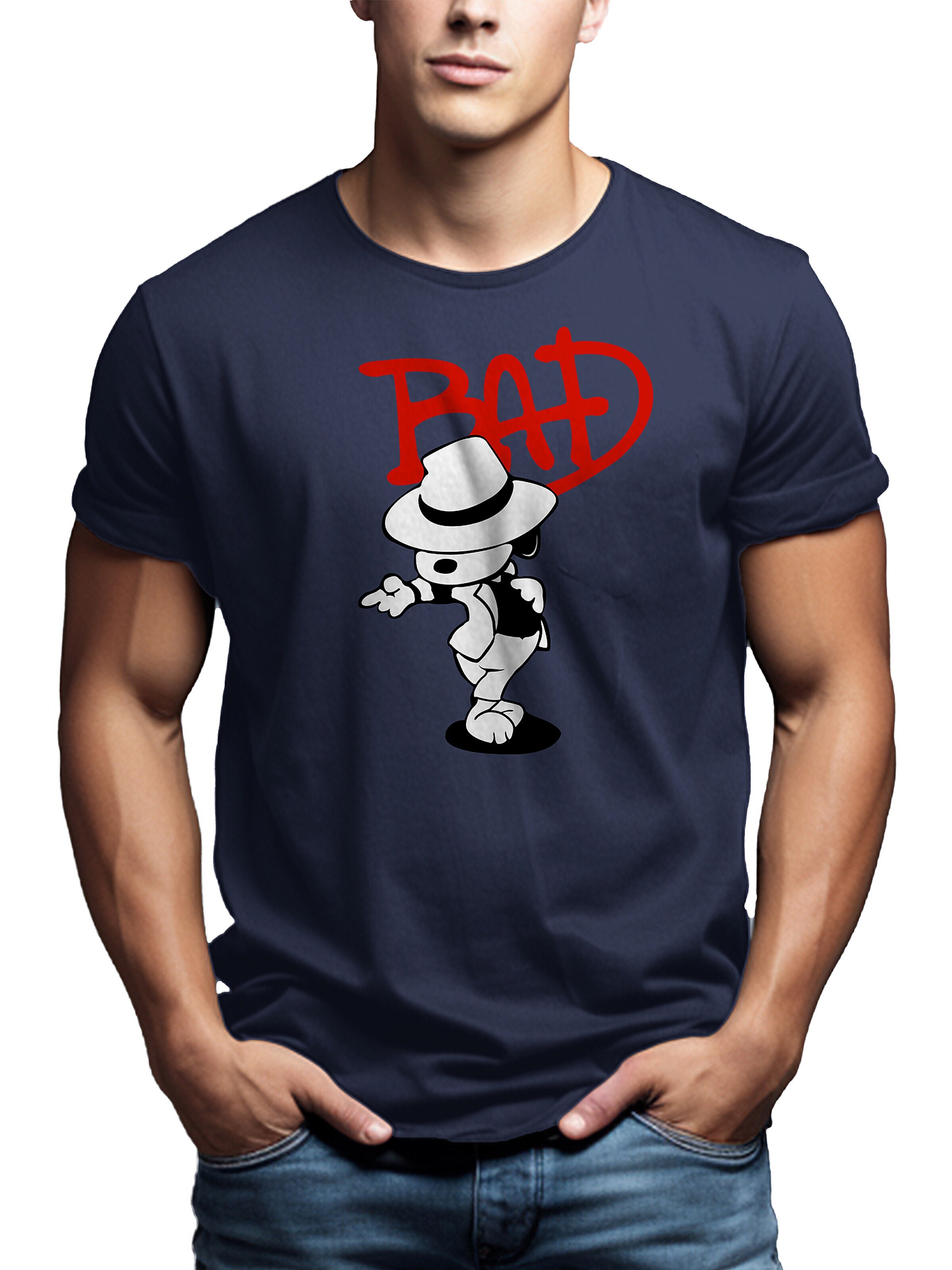 MAKAYA Shirt 'Bad Dog' in Blue
