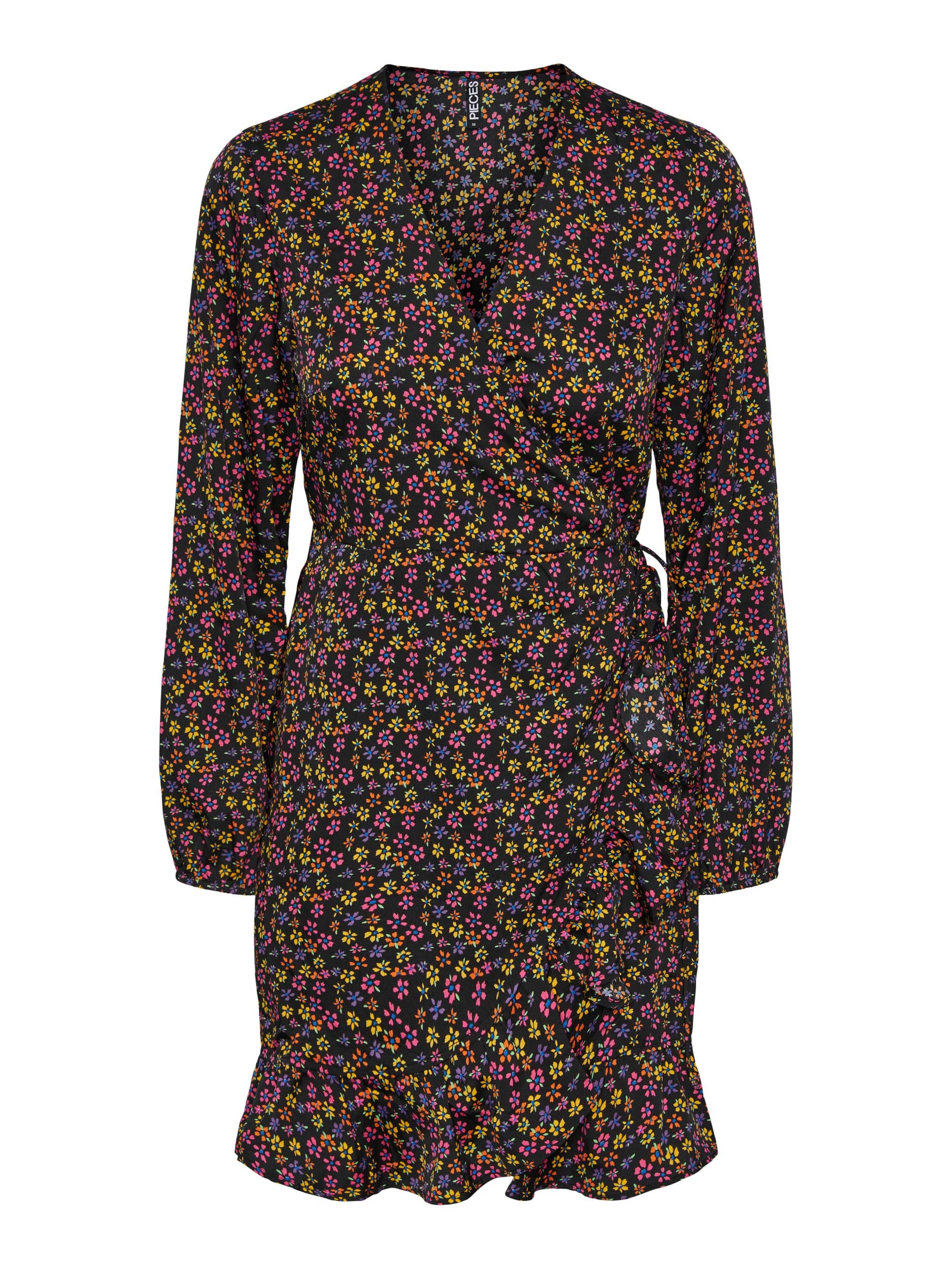 PIECES Šaty 'Josi' - Čierna: predná strana