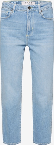 Soccx Regular Jeans in Blue: front