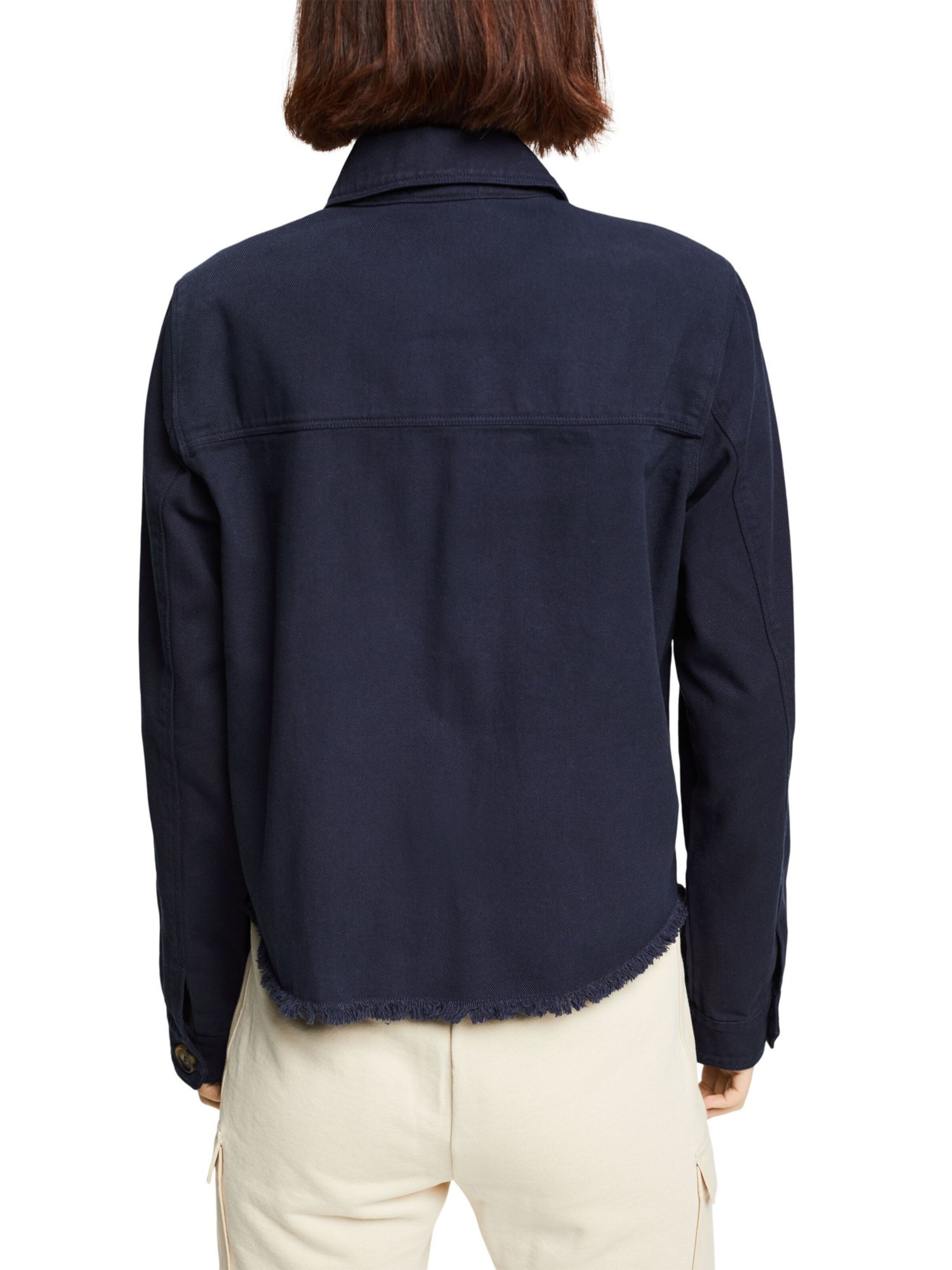 Frauen Jacken ESPRIT Übergangsjacke in Navy - MA83061 Frauen Jacken ESPRIT Übergangsjacke in Navy - MA83061