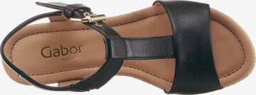 GABOR Strap Sandals in Black