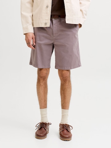 JACK & JONES - Loosefit Pantalón chino en lila: frente