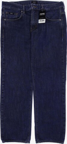 BOSS Black Jeans in 35 in Blue: front
