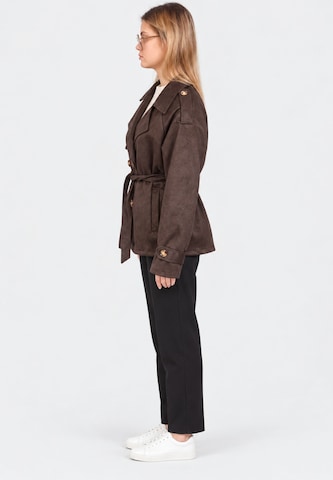 Elara Between-seasons coat in Brown