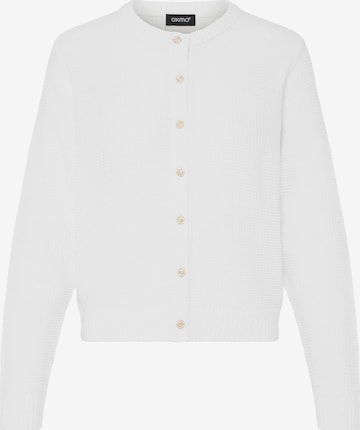 Oxmo Strickjacke ' OXBMMOMA CARDIGAN ' in Weiß: Vorderseite