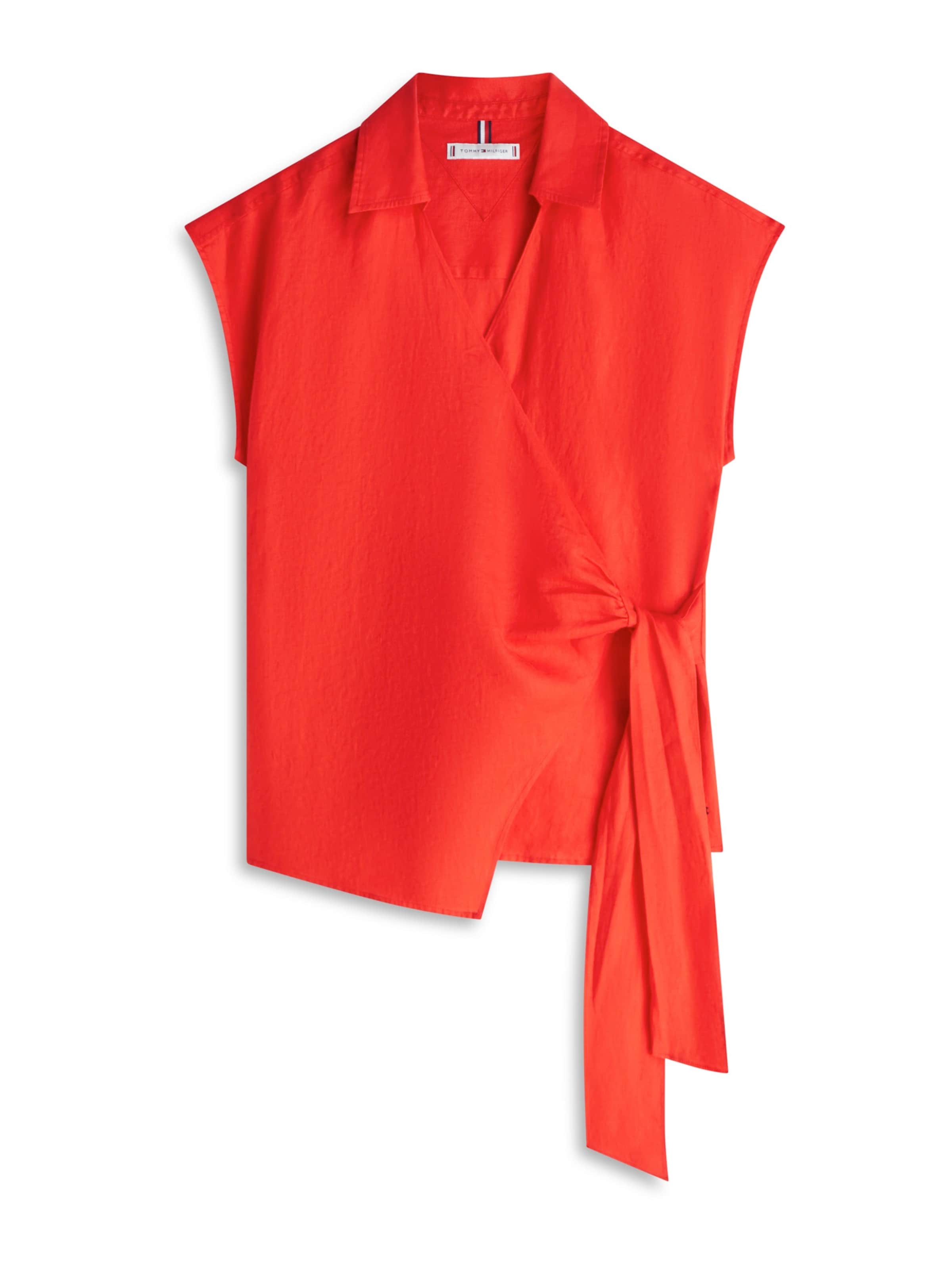 Chemisier TOMMY HILFIGER en orange : devant