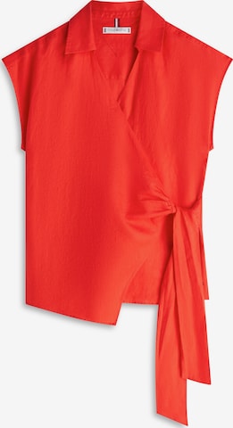 Chemisier TOMMY HILFIGER en orange : devant