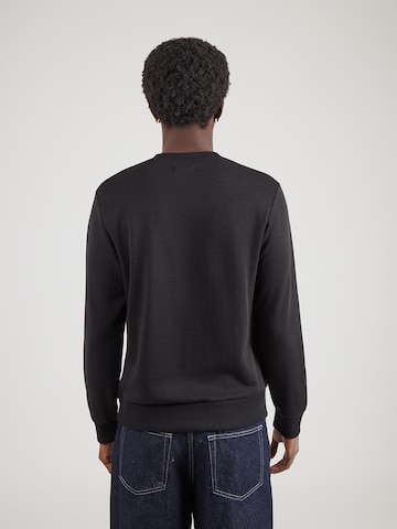 JACK & JONES Collegepaita 'JWHMILO' värissä musta: takapuoli