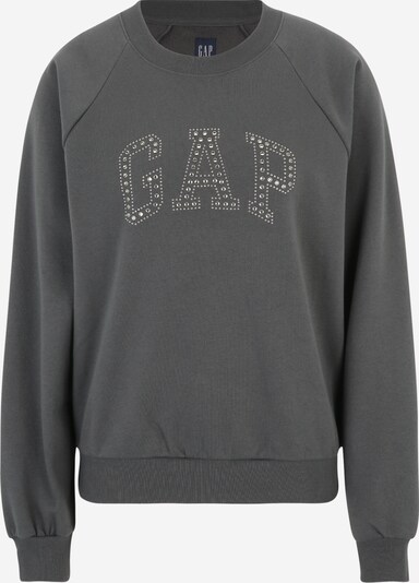Gap Tall Sweatshirt 'HOLIDAY' in Dark grey / Silver, Item view