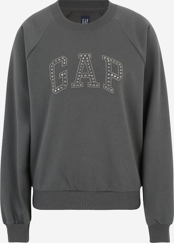 Sweat-shirt 'HOLIDAY' Gap Tall en gris : devant