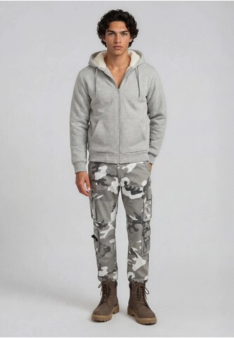 Brandit Sweatjacke in Grau