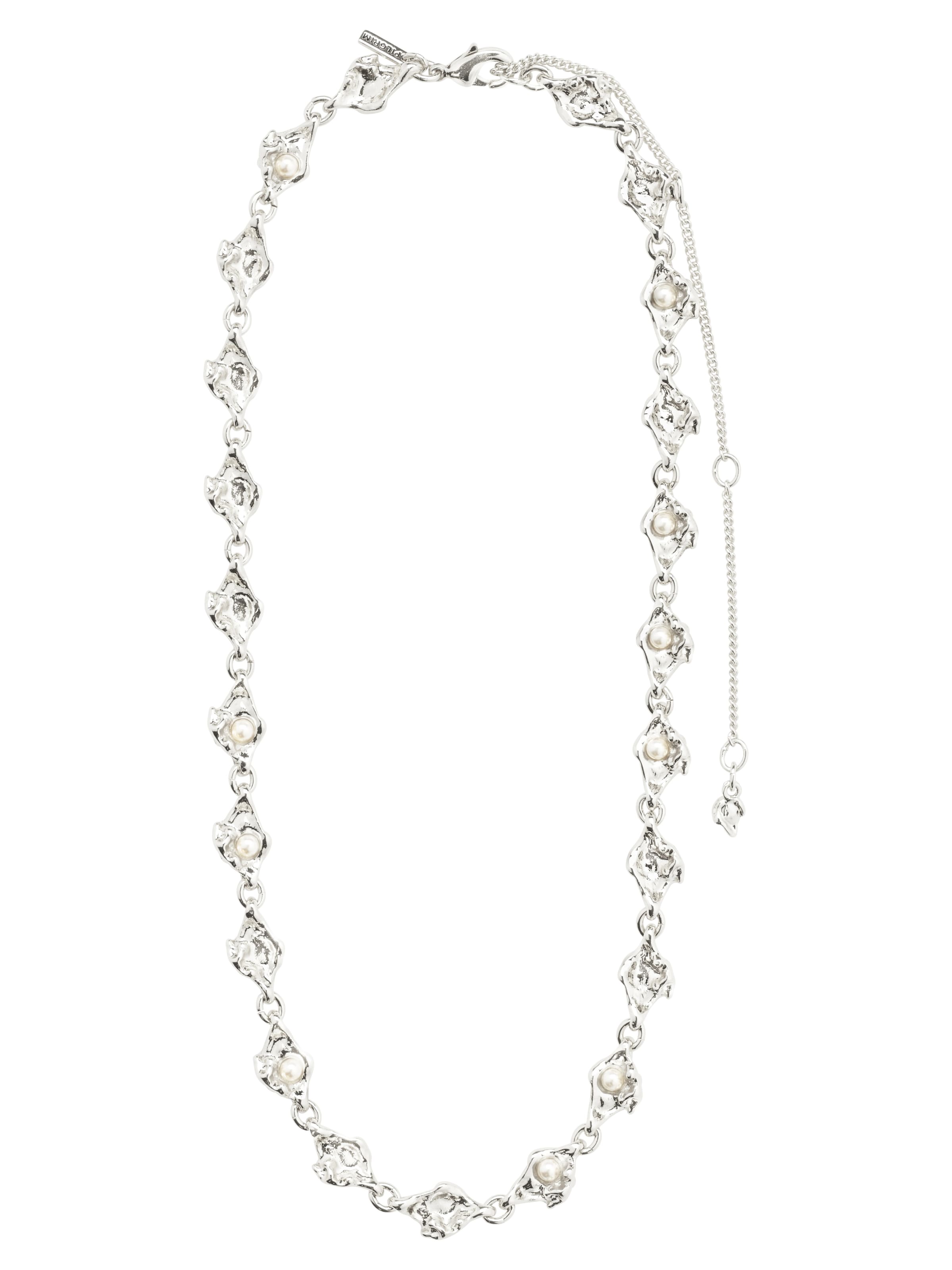 Pilgrim Αλυσίδα ' Inaya ' σε ασημί: μπροστά