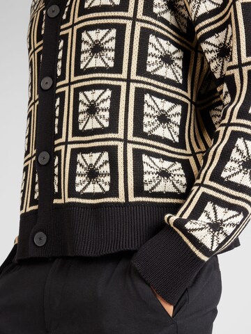 JACK & JONES Knit Cardigan in Black