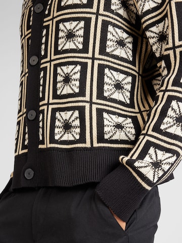 JACK & JONES Knit Cardigan in Black