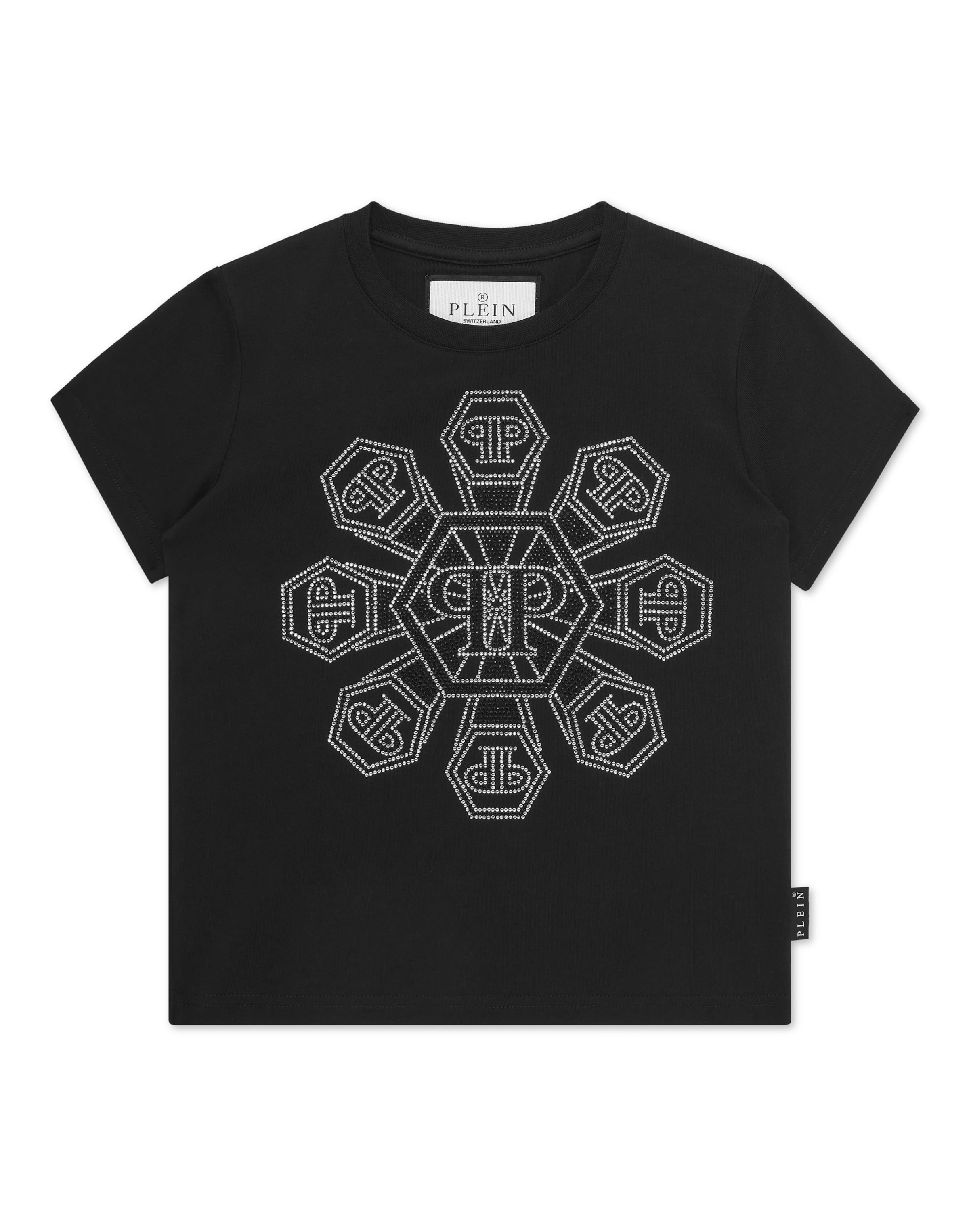 Philipp Plein Shirt in Zwart: voorkant