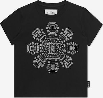 Philipp Plein Shirt in Zwart: voorkant