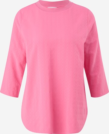 comma casual identity Blus i rosa: framsida