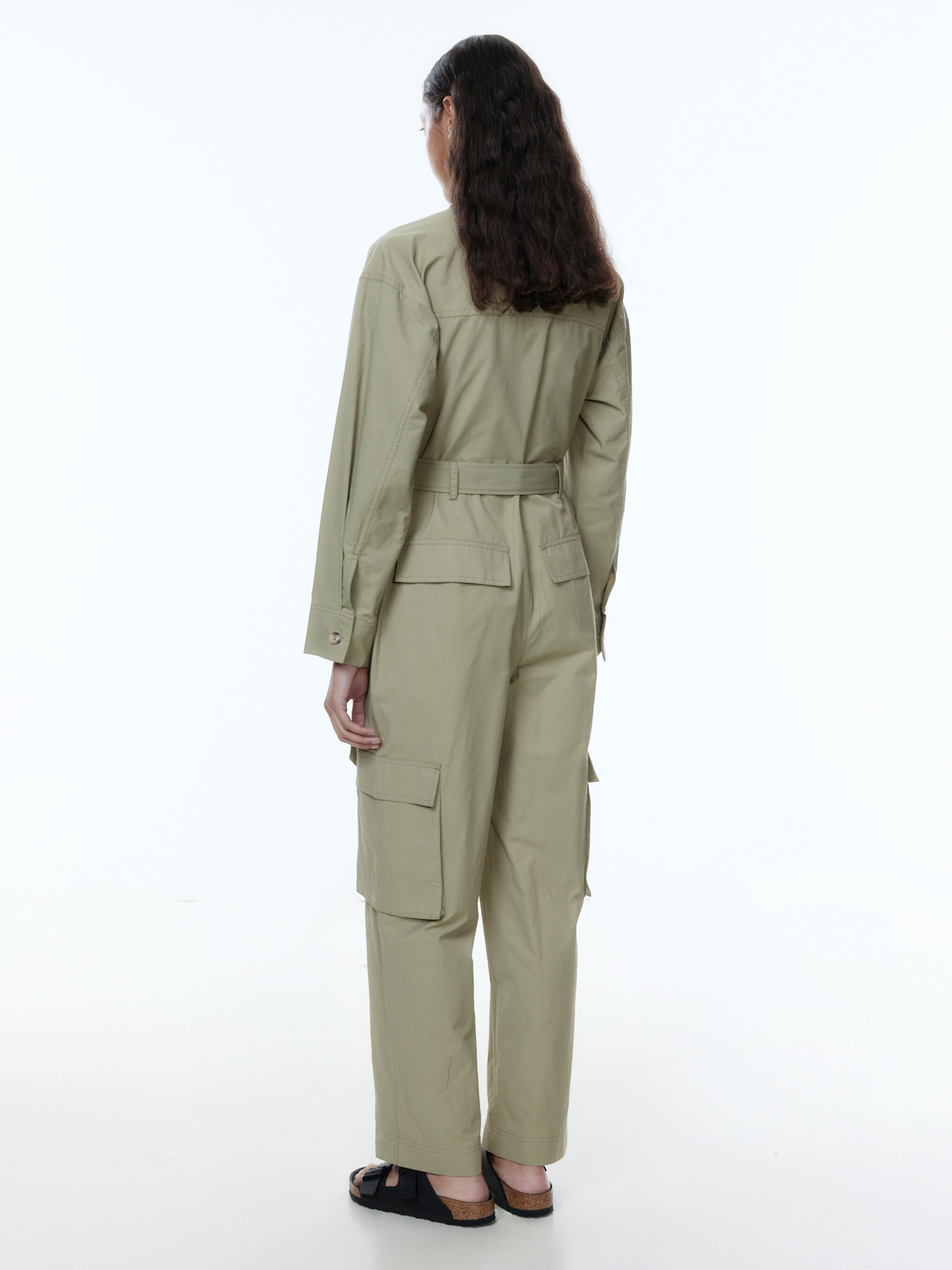EDITED Producten Jumpsuit 'Loreen' Beige