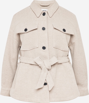 Veste mi-saison 'OSCAR' Noisy May Curve en beige : devant