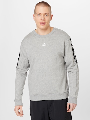 ADIDAS SPORTSWEAR Sports sweatshirt 'Brand Love' in Grey: front