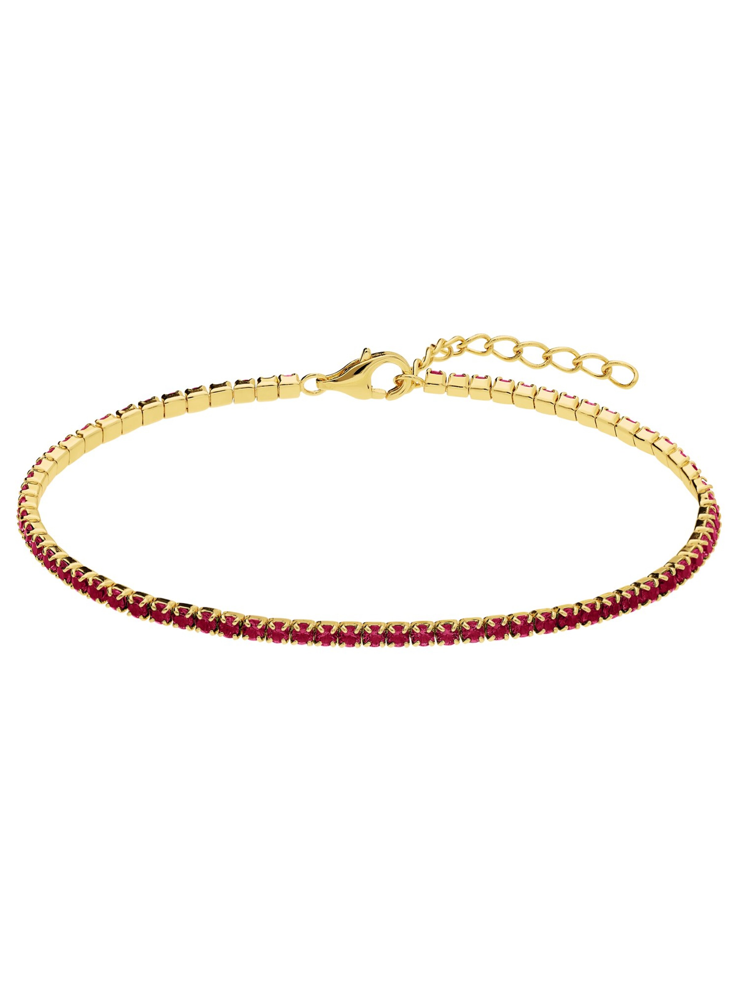 Lucardi Bracelet 'Klassisch' in Gold: front
