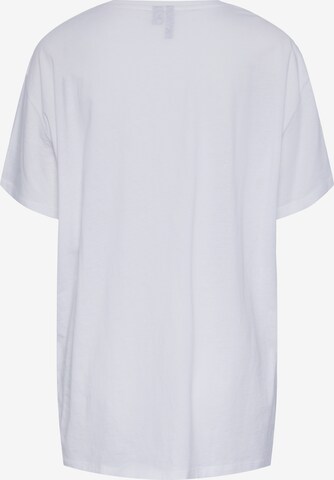 T-shirt 'SARA' PIECES en blanc