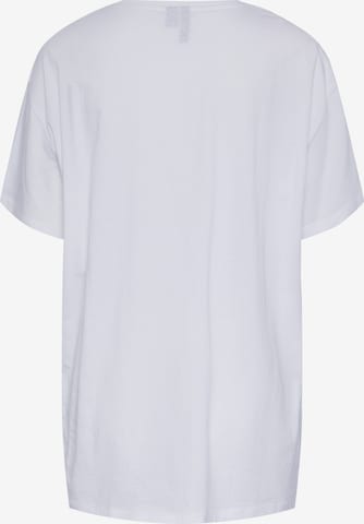 T-shirt 'SARA' PIECES en blanc