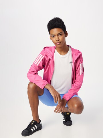 Giacca sportiva 'Own The Run' di ADIDAS SPORTSWEAR in rosa