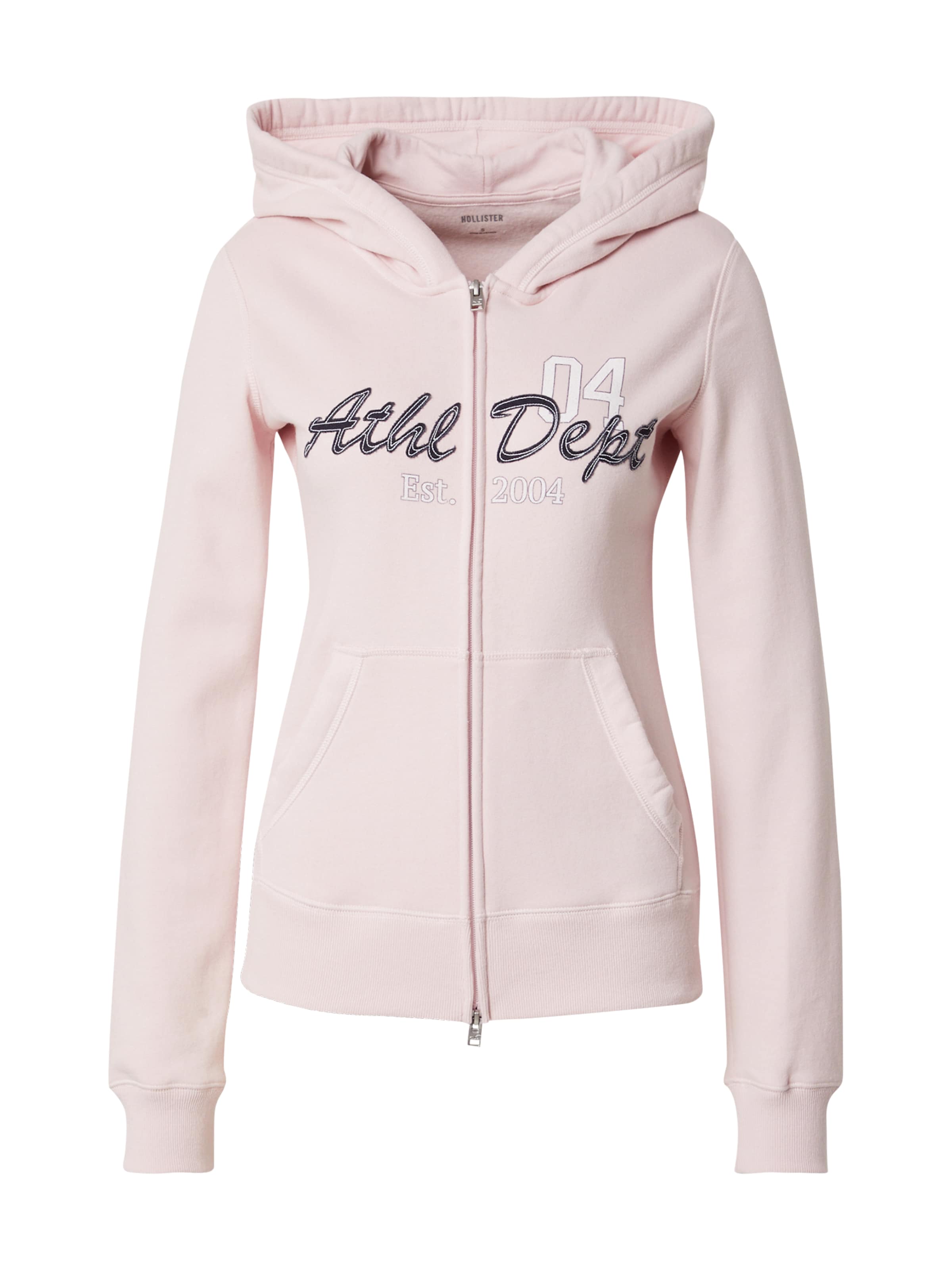 Giacca di felpa di HOLLISTER in rosa: frontale