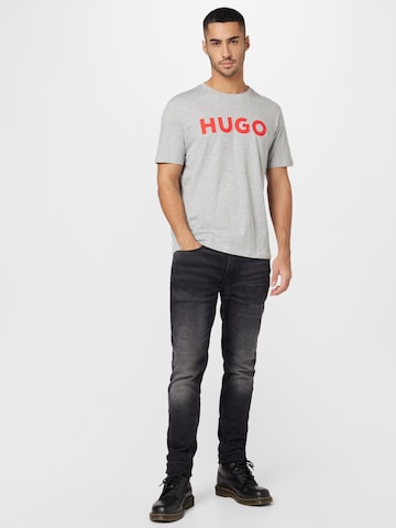 HUGO Red T-Shirt 'Dulivio' in Grau