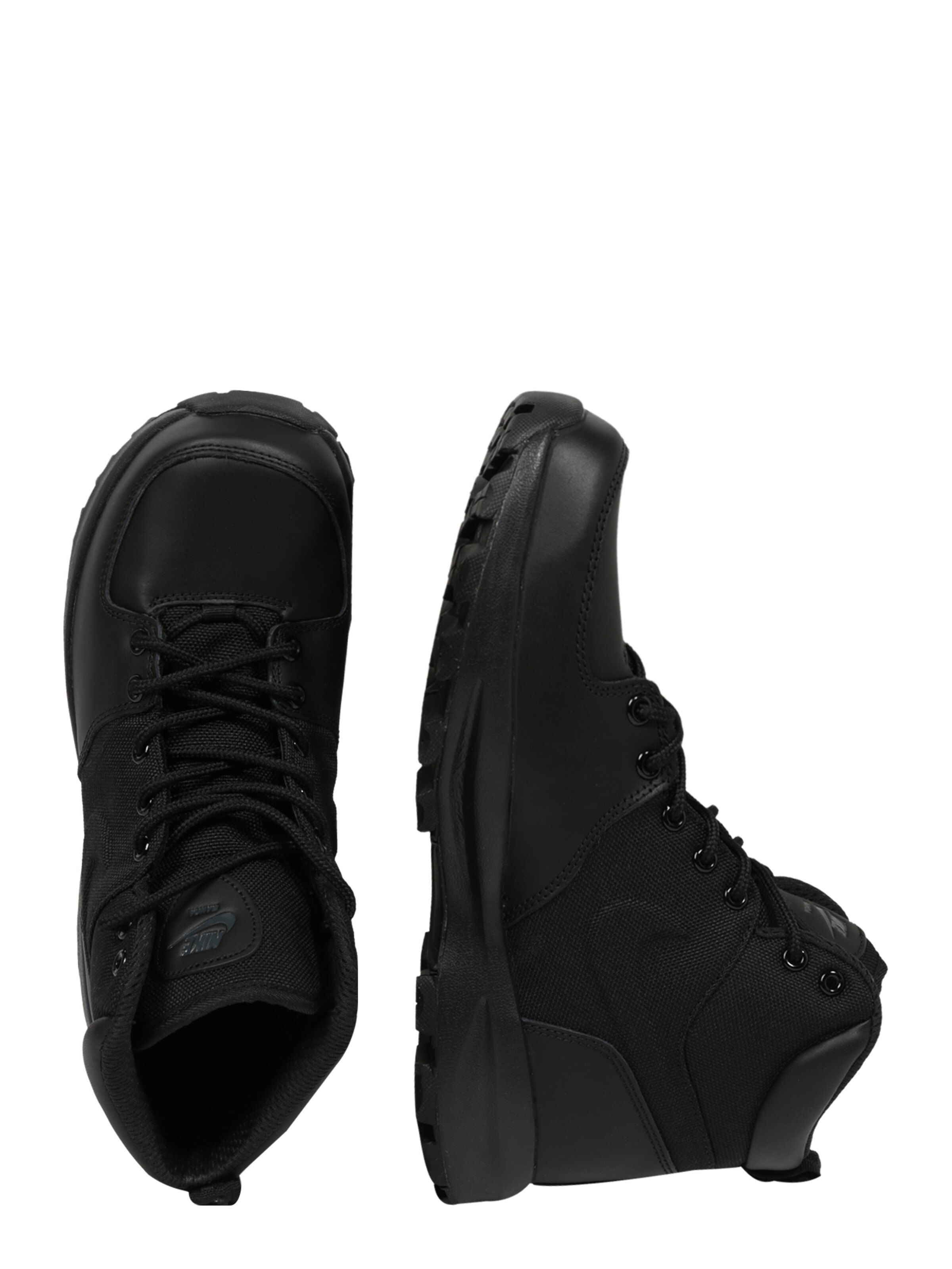 Nike Sportswear Nöörsaapad 'Manoa', värv must