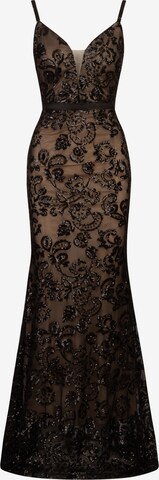 APART Evening Dress in Black: front