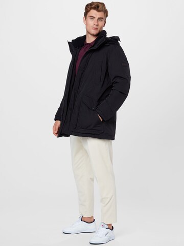 BOSS Orange Between-Season Jacket 'Onarz' in Black