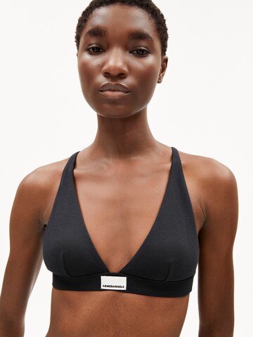 ARMEDANGELS Bustier BH ' OSILAARI RIB ' in Zwart