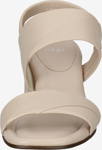 Högl Strap Sandals in Beige