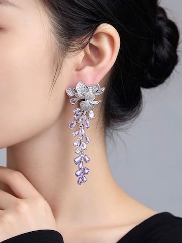 Boucles d'oreilles LanLivia en violet