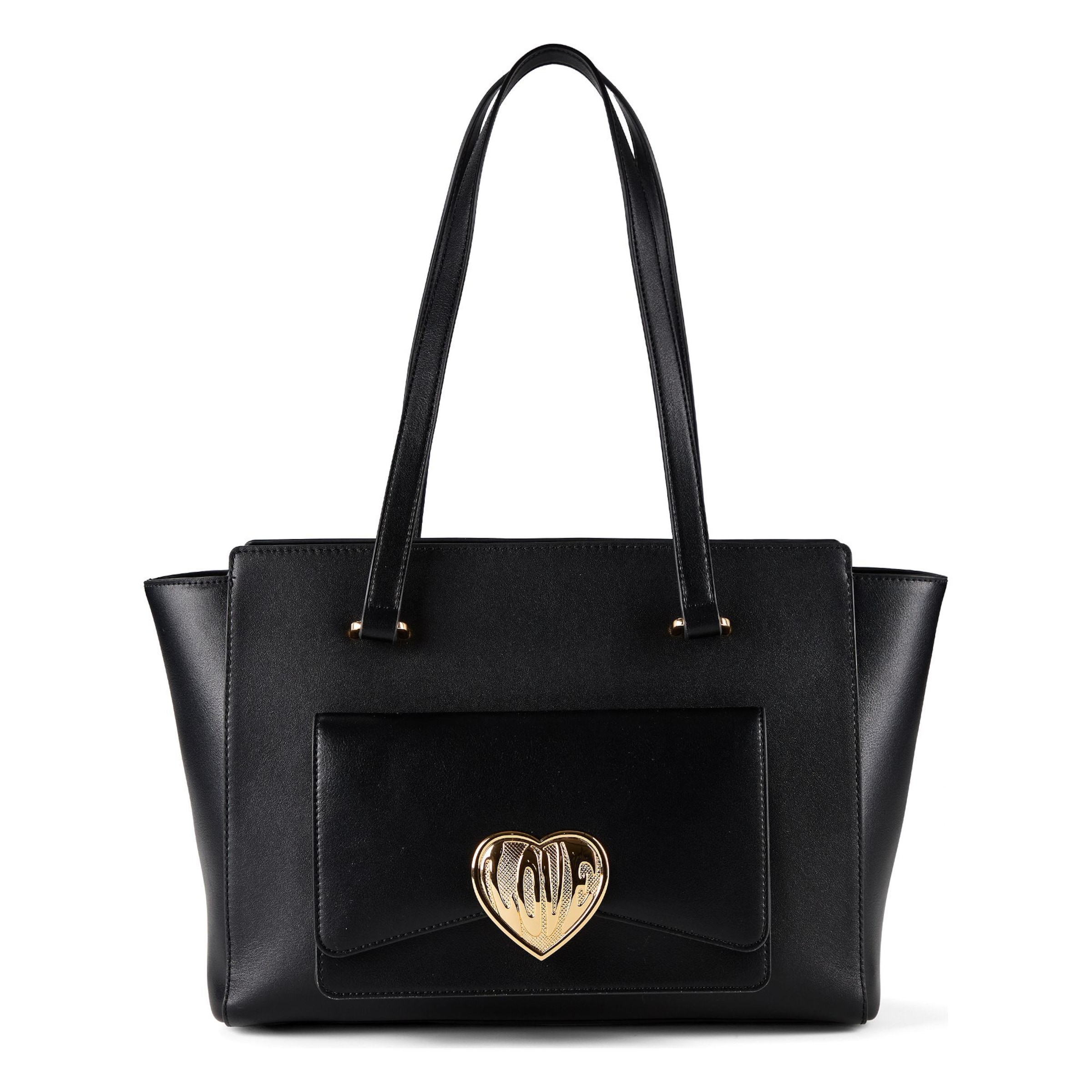 Cabas 'Victory Heart' Love Moschino en noir : devant