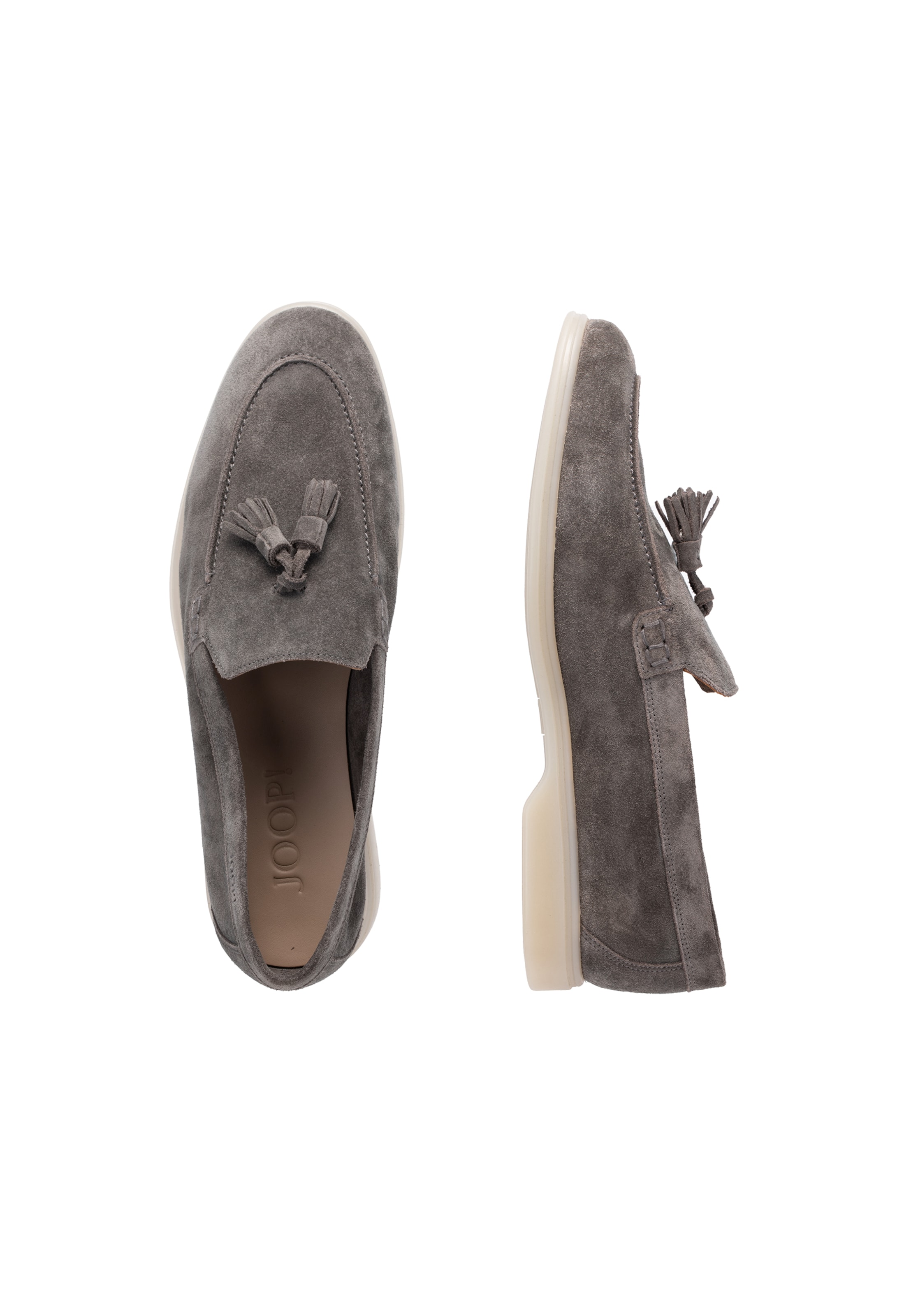 Chaussure basse 'Velluto Franjo' JOOP! en gris