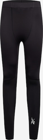 Reebok - Skinny Pantalón deportivo en negro: frente