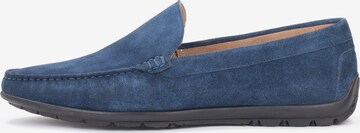 Kazar Mocassins in Blauw: voorkant