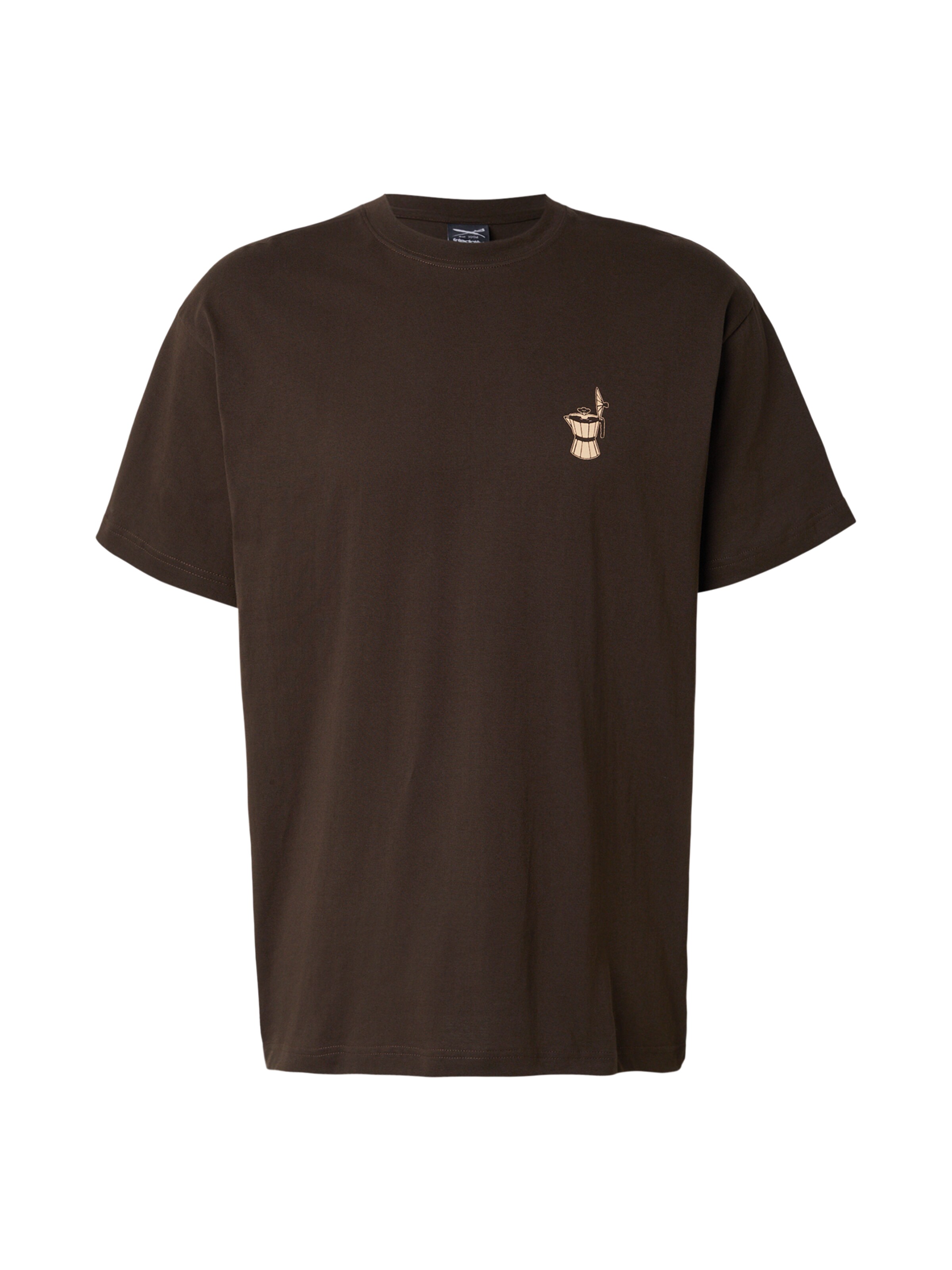 Iriedaily - Camiseta 'Couchboy' en marrón: frente